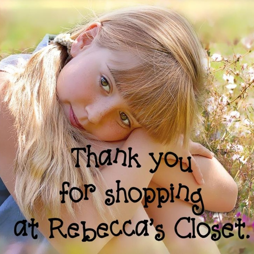 Thank you for shopping at Rebecca's Closet.